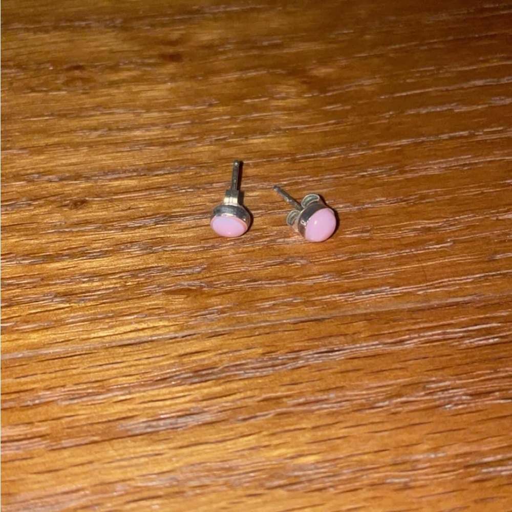 Native Pink Conch Studs